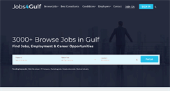 Desktop Screenshot of jobs4gulf.com