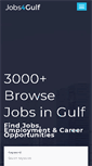 Mobile Screenshot of jobs4gulf.com